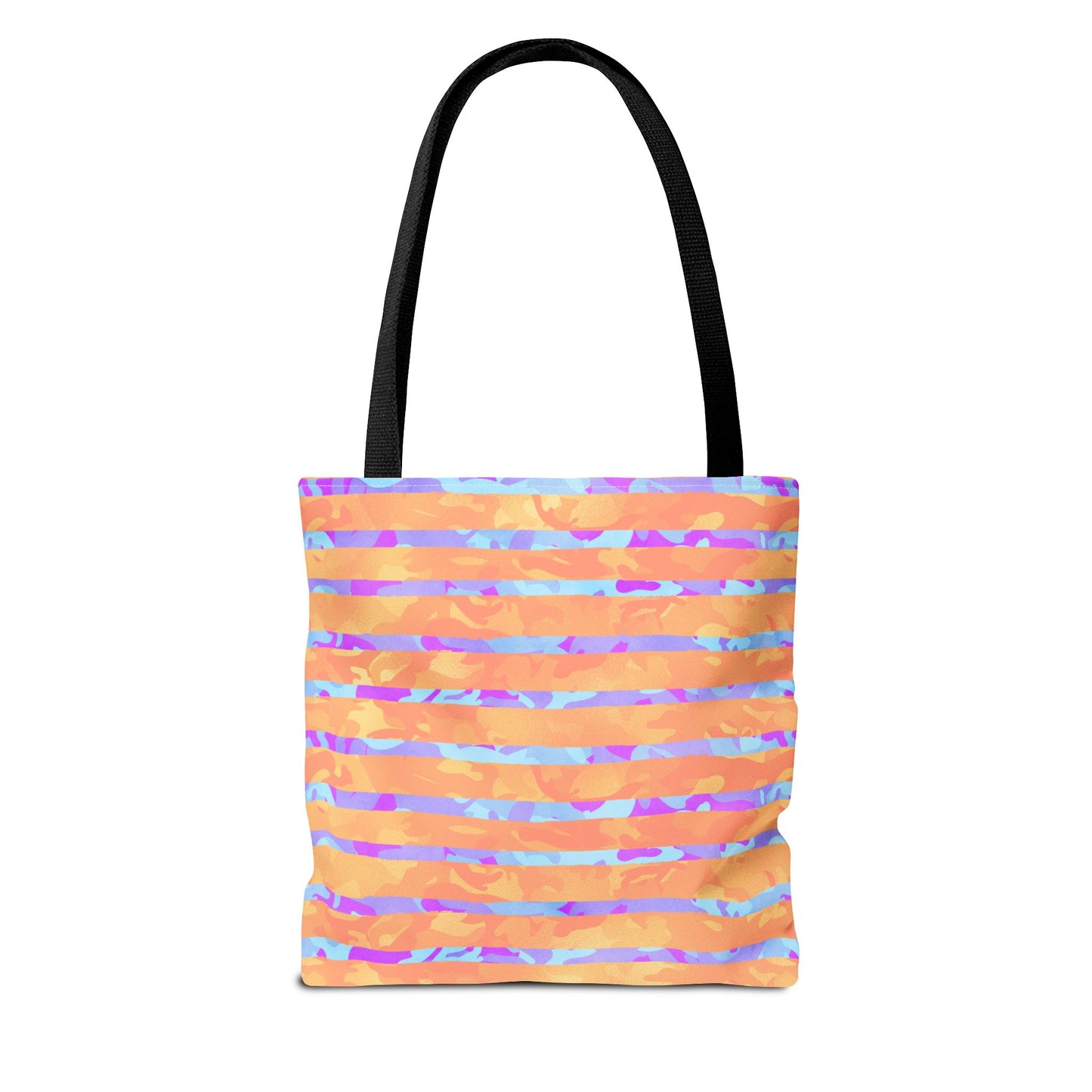 Split Spectrum Camo Canvas Tote Bag