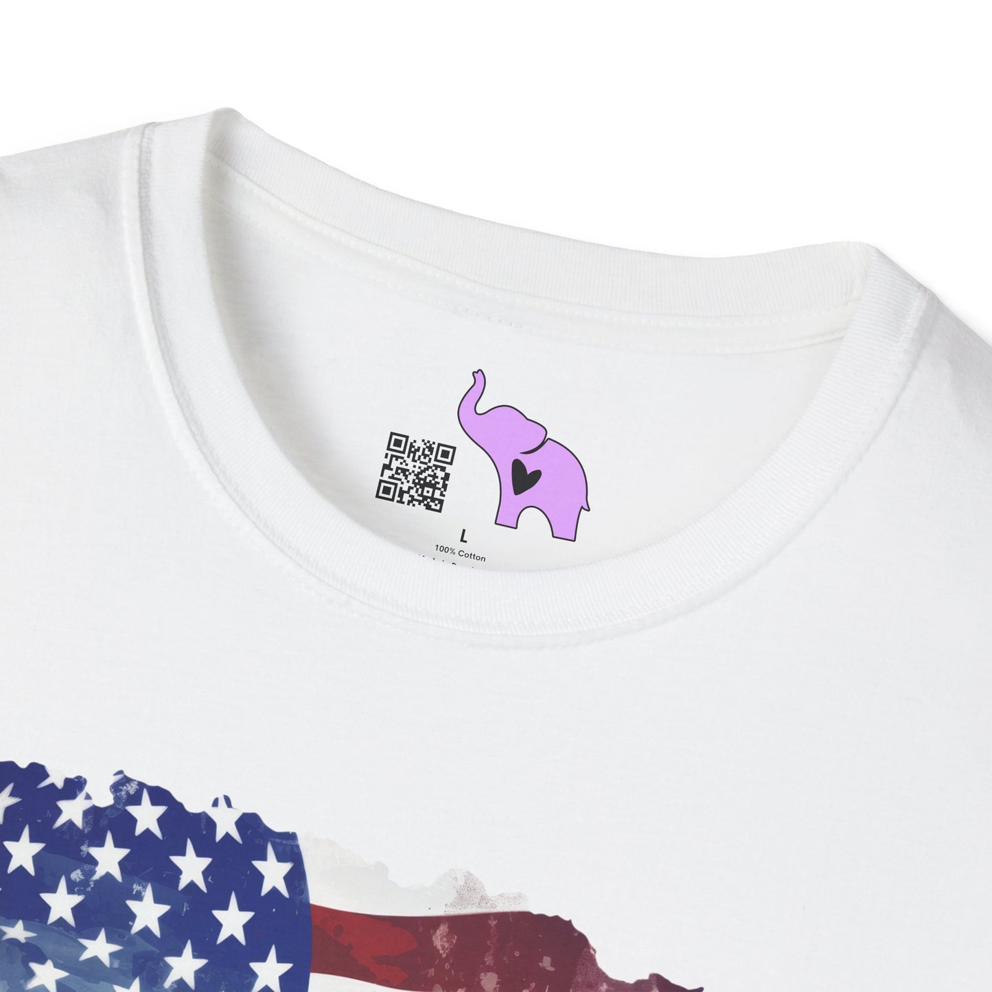 American Flag & Boots Adult T-shirt
