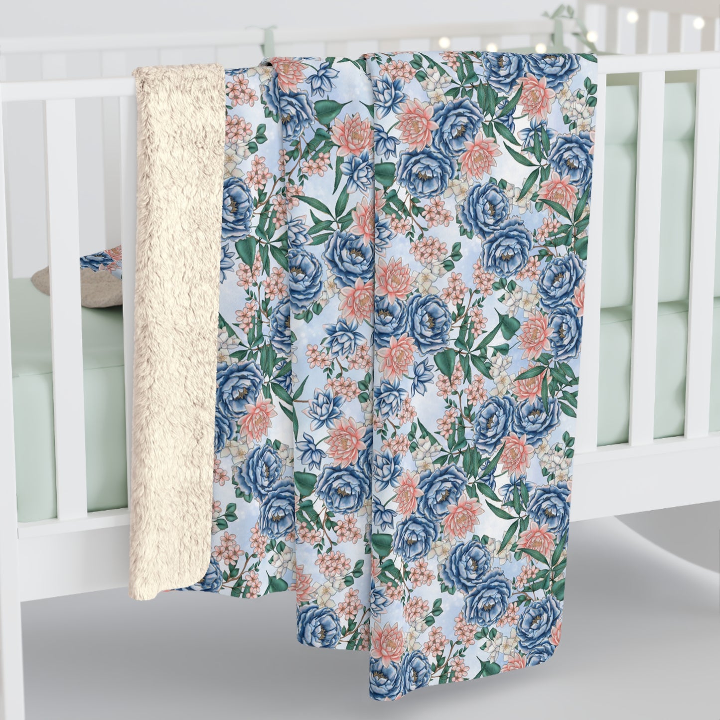 Tranquil Garden Fleece Blanket