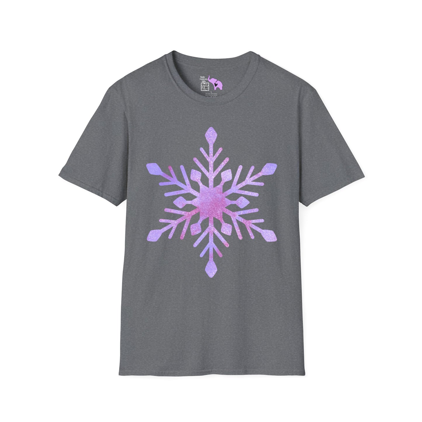 Large Snowflake Adult T-shirt