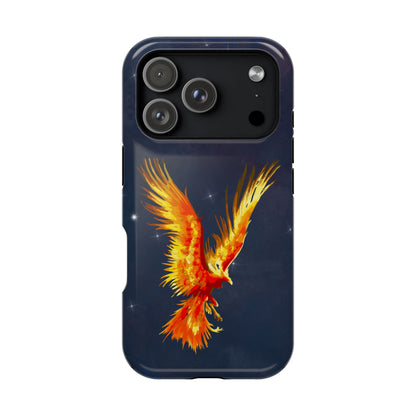 Phoenix Over Nebula MagSafe® Compatible Tough Case for iPhone