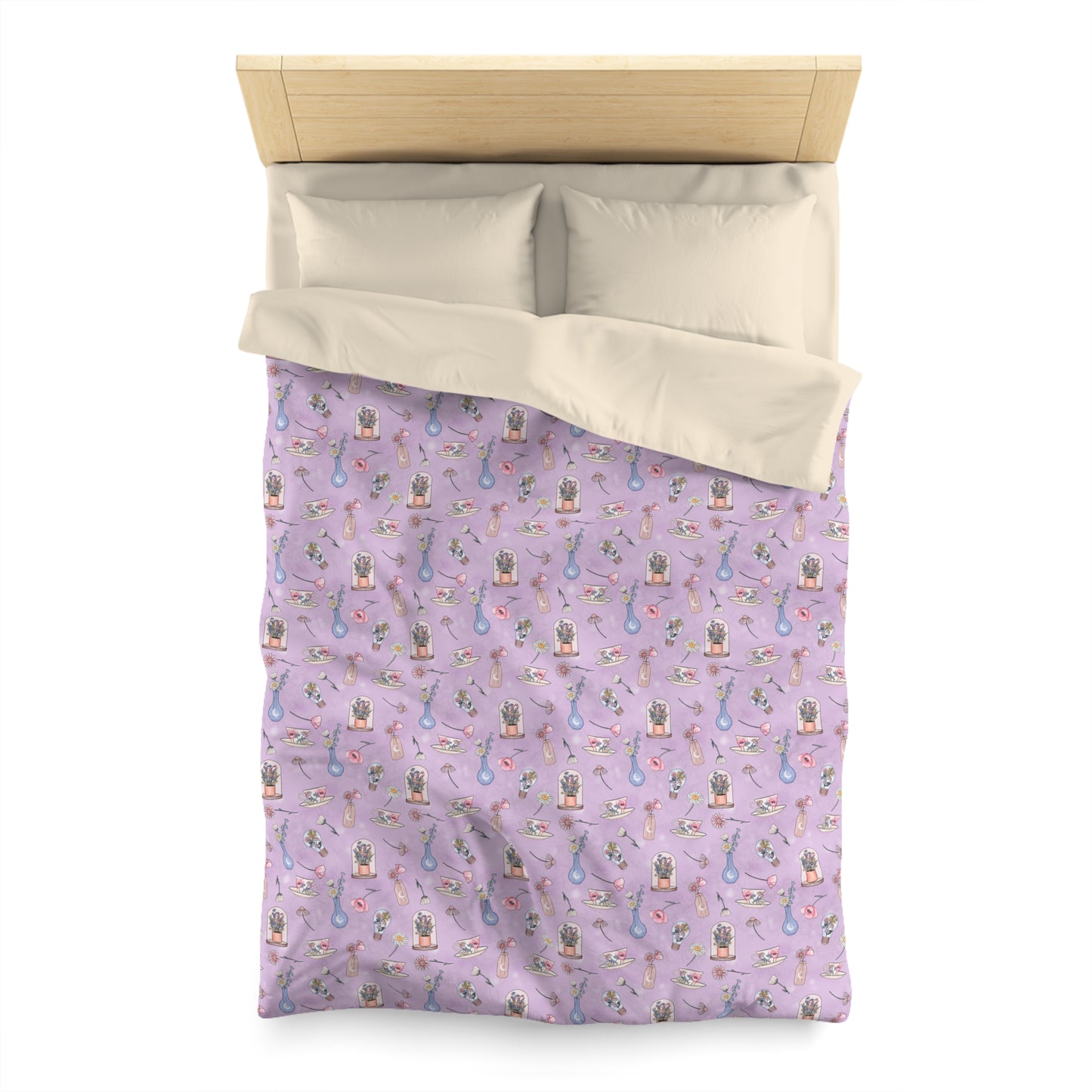 Lilac Meadow Keepsakes Microfiber Duvet Cover