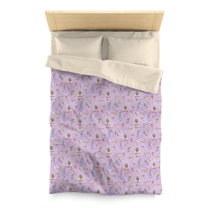 Lilac Meadow Keepsakes Microfiber Duvet Cover