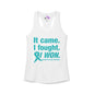 It Came I Fought I Won Cervical Cancer Survivior Women's Ideal Racerback Tank