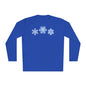 Blue Snowflakes Adult Long Sleeve Tee