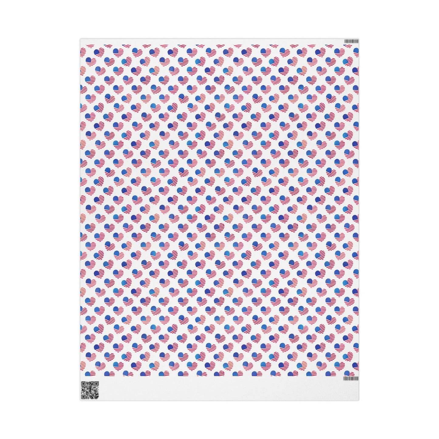 Hearts of Freedom Wrapping Paper