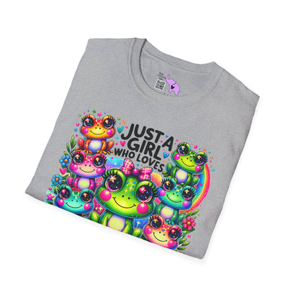 Just A Girl Who Loves Frogs Adult T-shirt