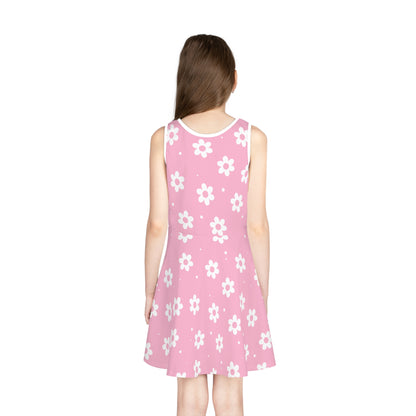 Pretty Petals & Dots Girls' Sleeveless Sundress