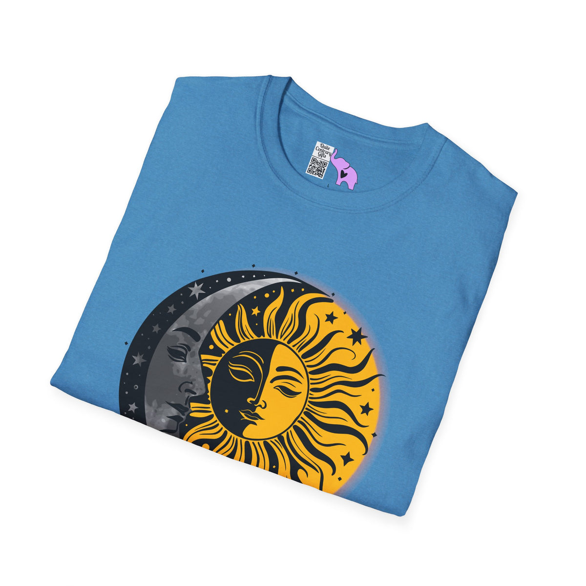Sun Moon Stars Adult T-shirt