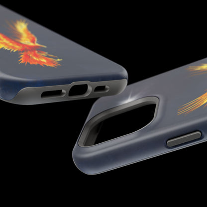 Phoenix Over Nebula MagSafe® Compatible Tough Case for iPhone