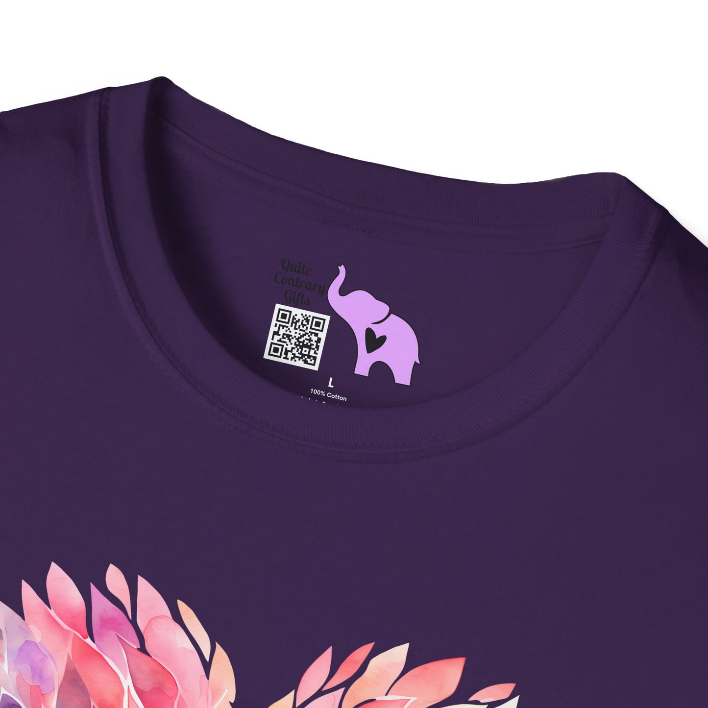 Feathery Heart Adult T-shirt