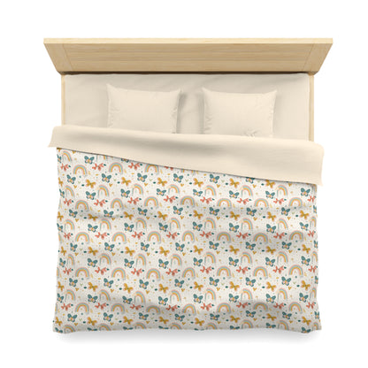 Whispering Wings & Rainbows Duvet Bedding Set