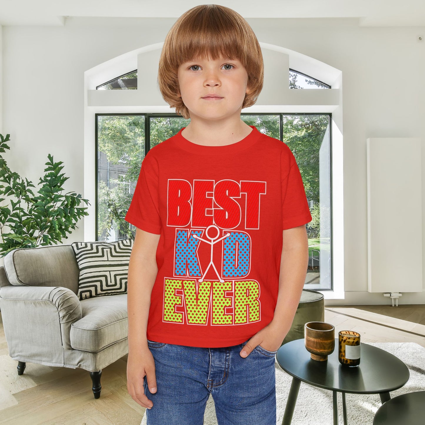Best Kid Ever (Colorful) Heavy Cotton™ Toddler T-shirt