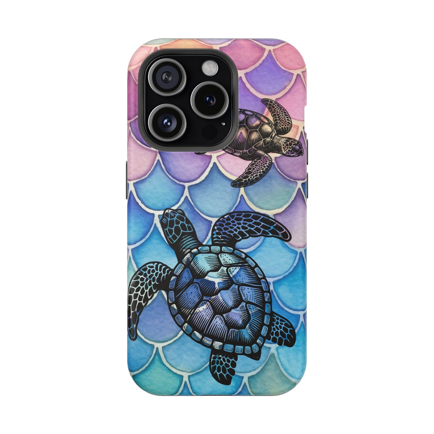 Sea Turtle Silhouette MagSafe® Compatible Tough Case for iPhone