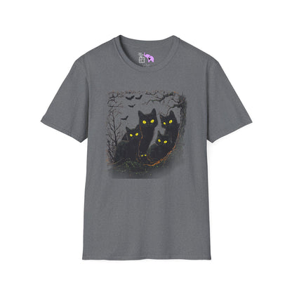 Black Cats Adult T-shirt