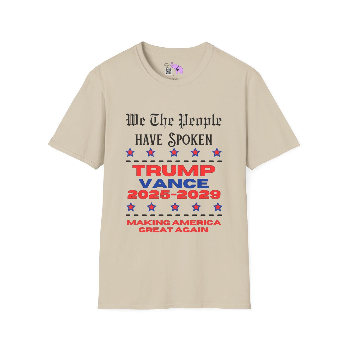 We The People Have Spoken Trump/Vance 2025-2029 Adult T-shirt