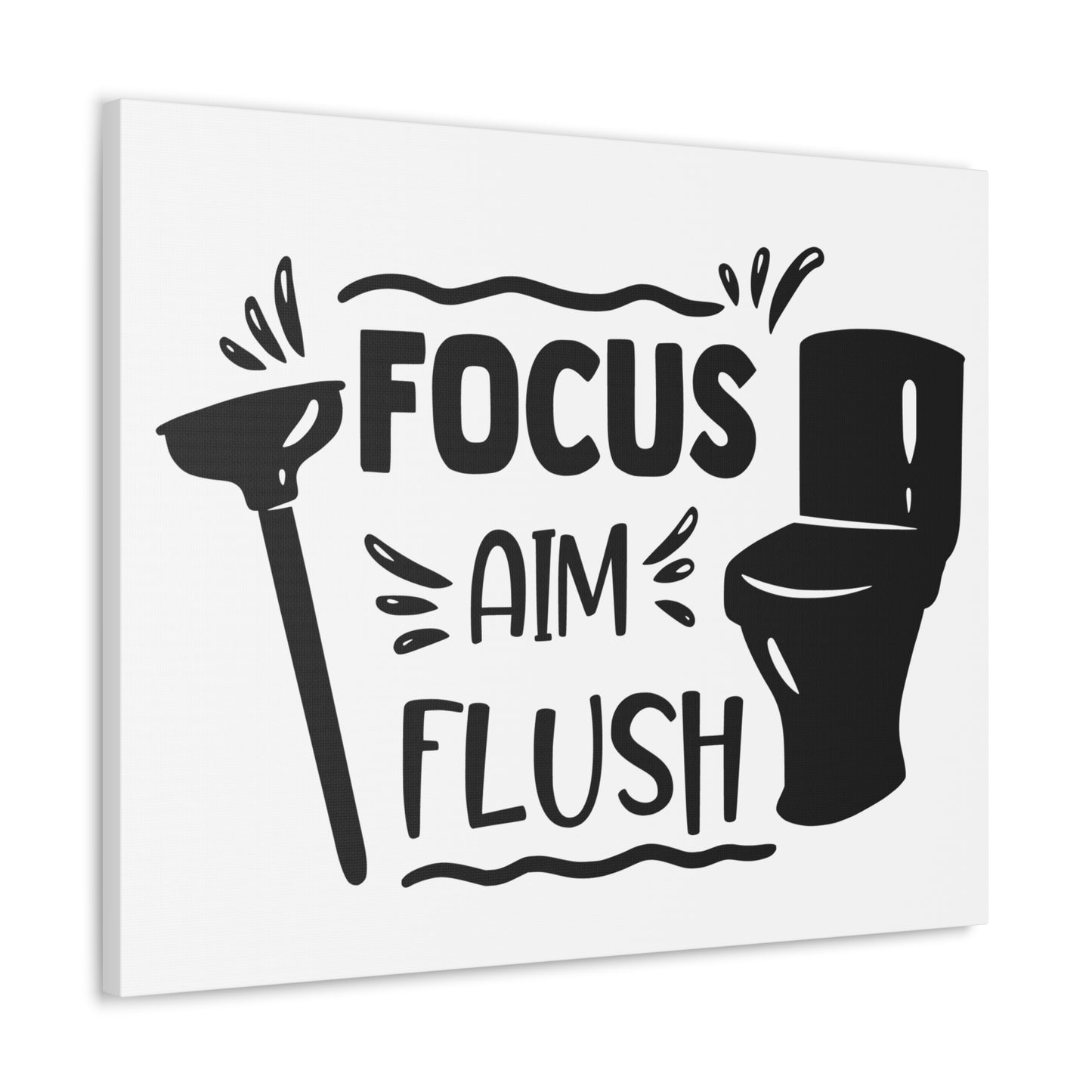 Focus Aim Flush Canvas Horizontal Wraps w/o Frame