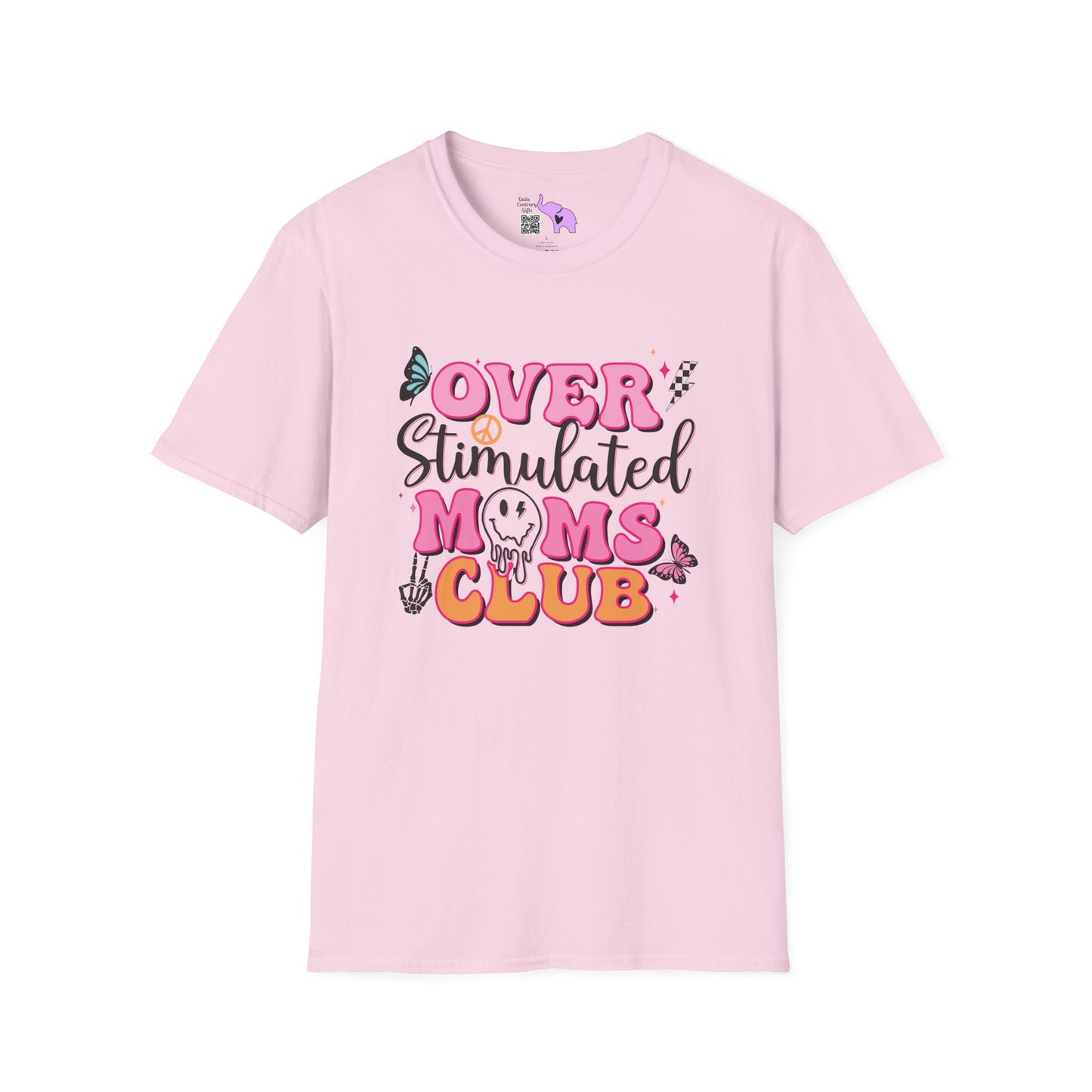 Overstimulated Mom's Club Adult T-shirt