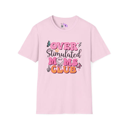 Overstimulated Mom's Club Adult T-shirt