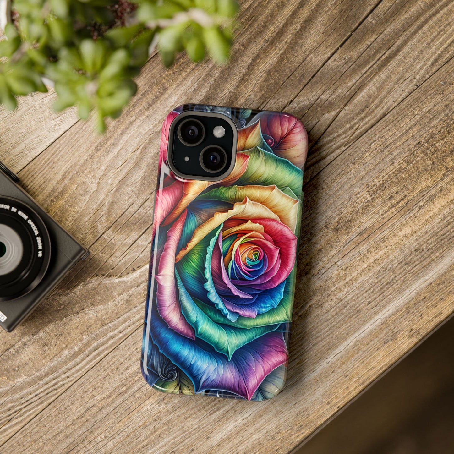 Colorful Rose MagSafe® Compatible Tough Case for iPhone