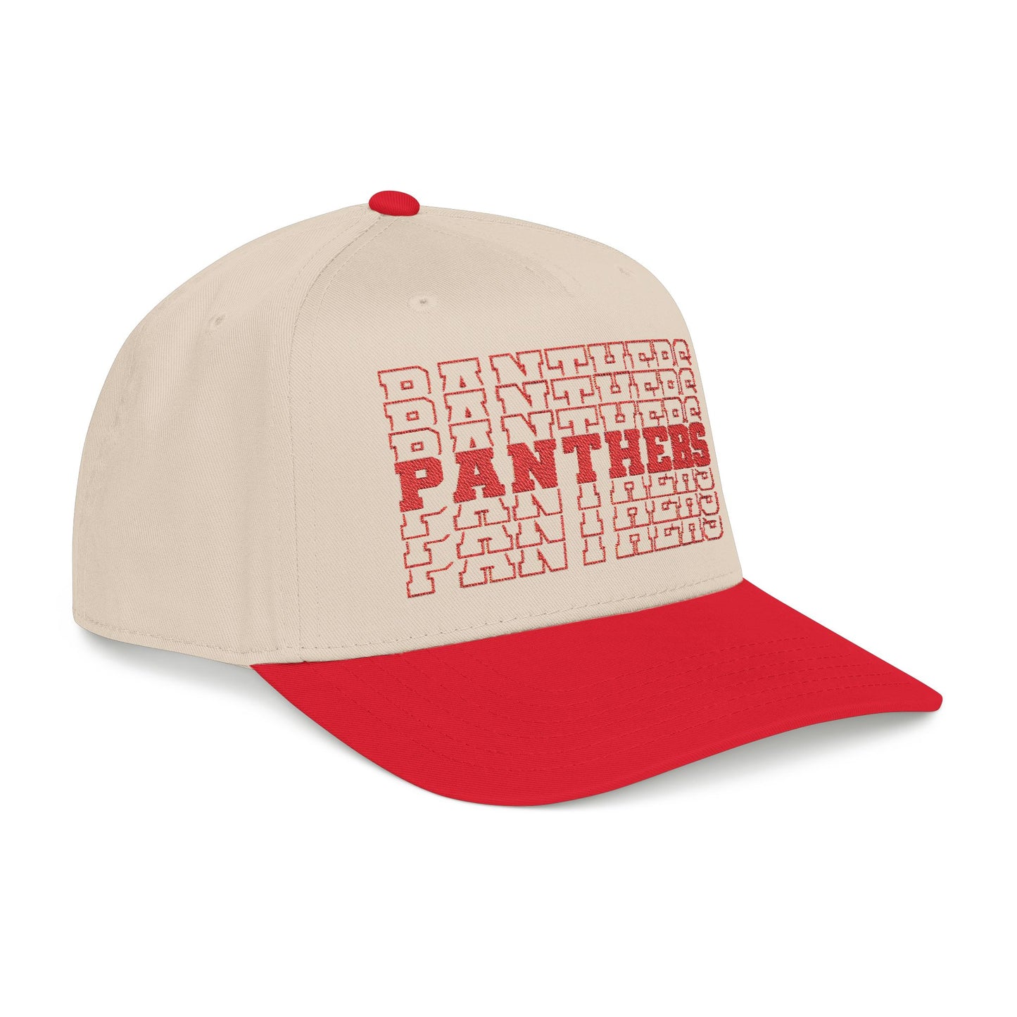 Burton Panthers Stacked Letters Mid Profile Baseball Cap