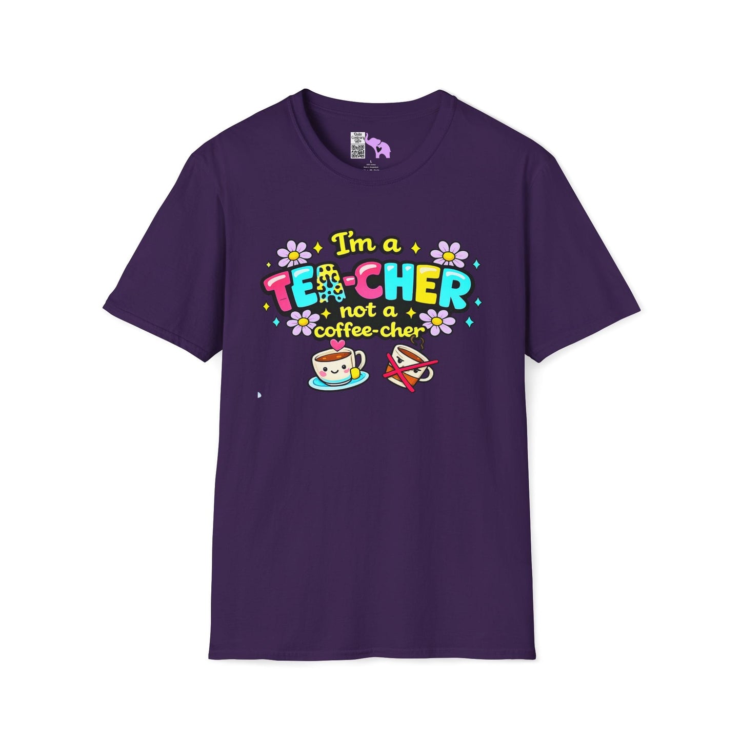 I'm A Tea-cher Not A Coffee-cher Adult T-shirt
