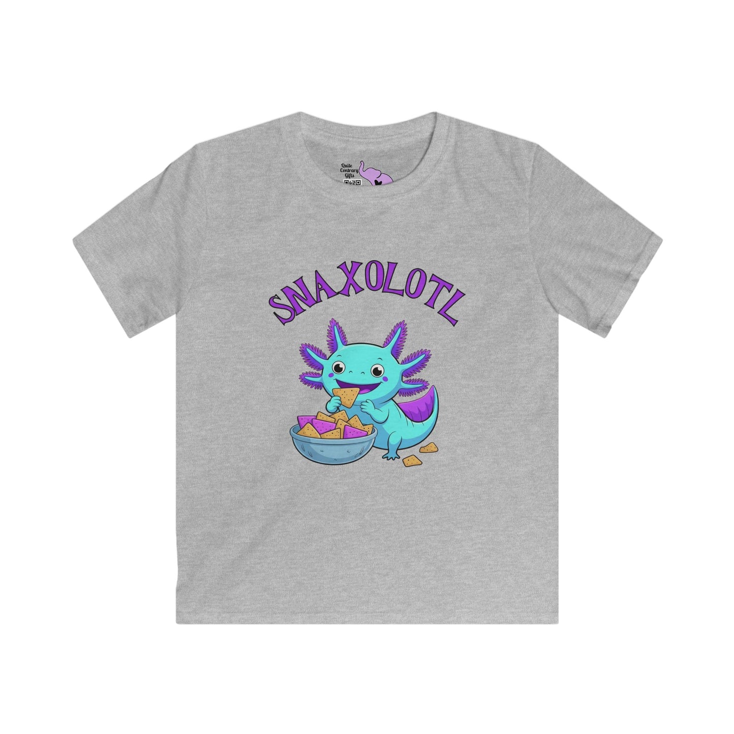 Snaxolotl Youth Softstyle Tee