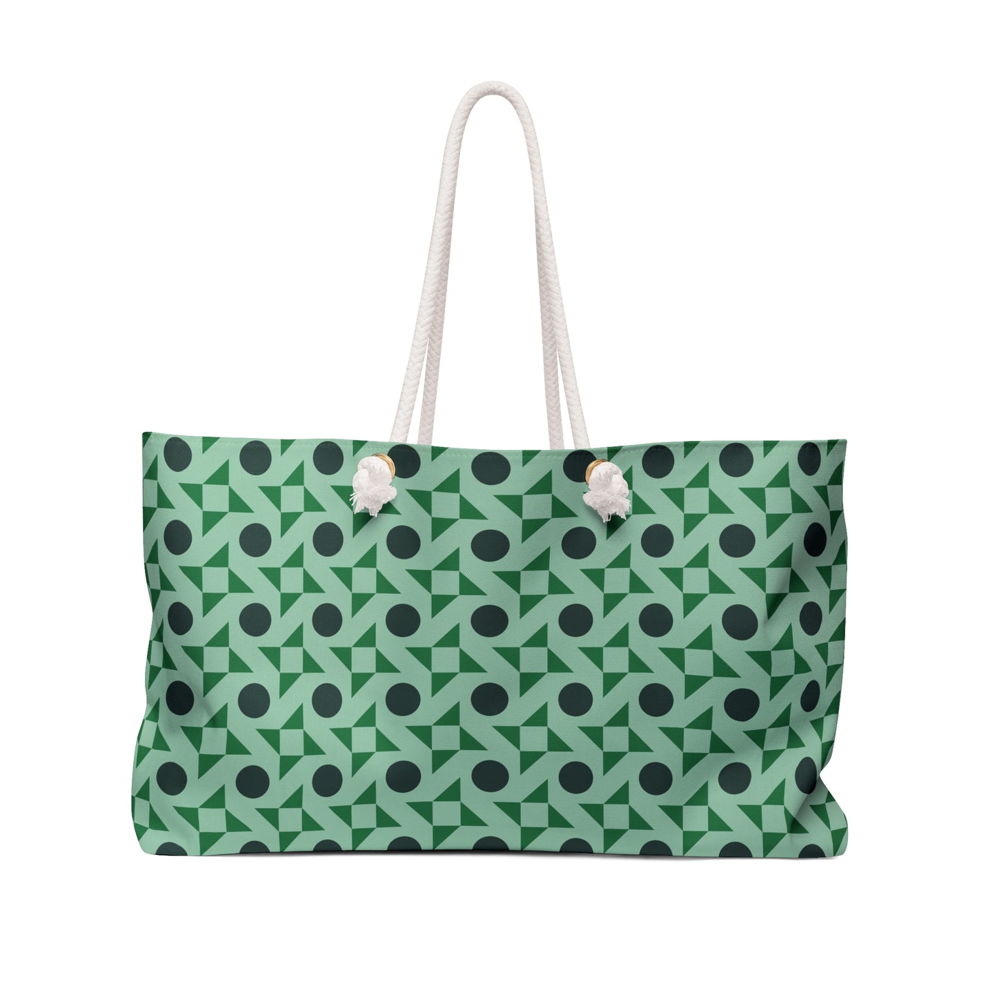 Emerald Pinwheels Weekender Bag