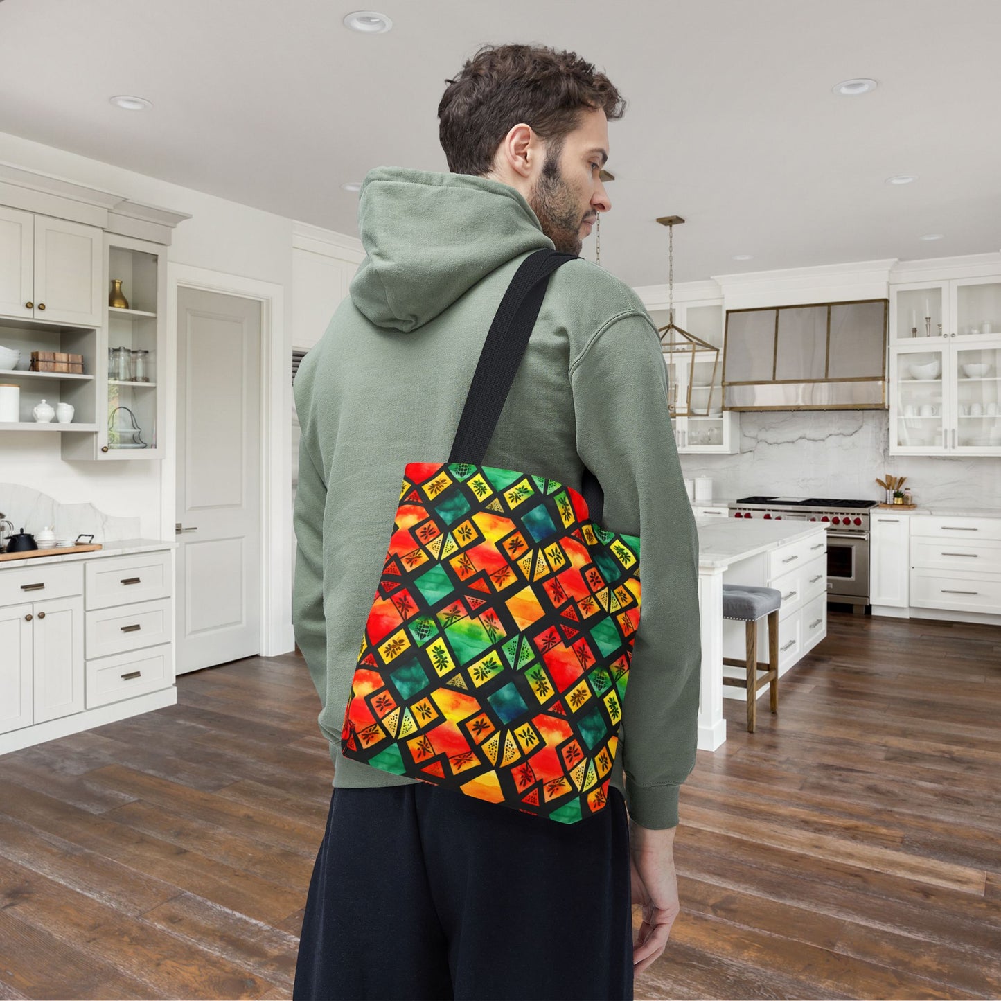 Freedom Flame Canvas Tote Bag