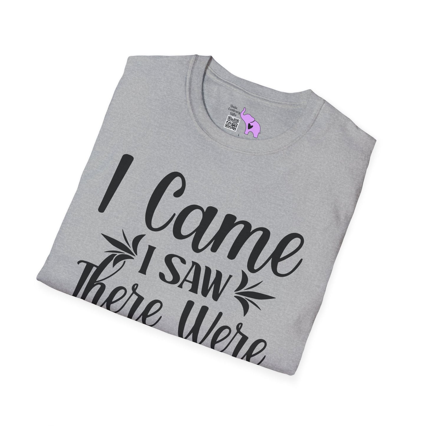 I Came I Saw There Were People Adult T-shirt