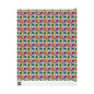 Red, Green & Gold Christmas Custom Name Wrapping Paper (Coralee)
