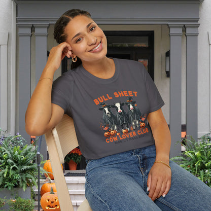 Bull Sheet Cow Lover Club Adult T-shirt