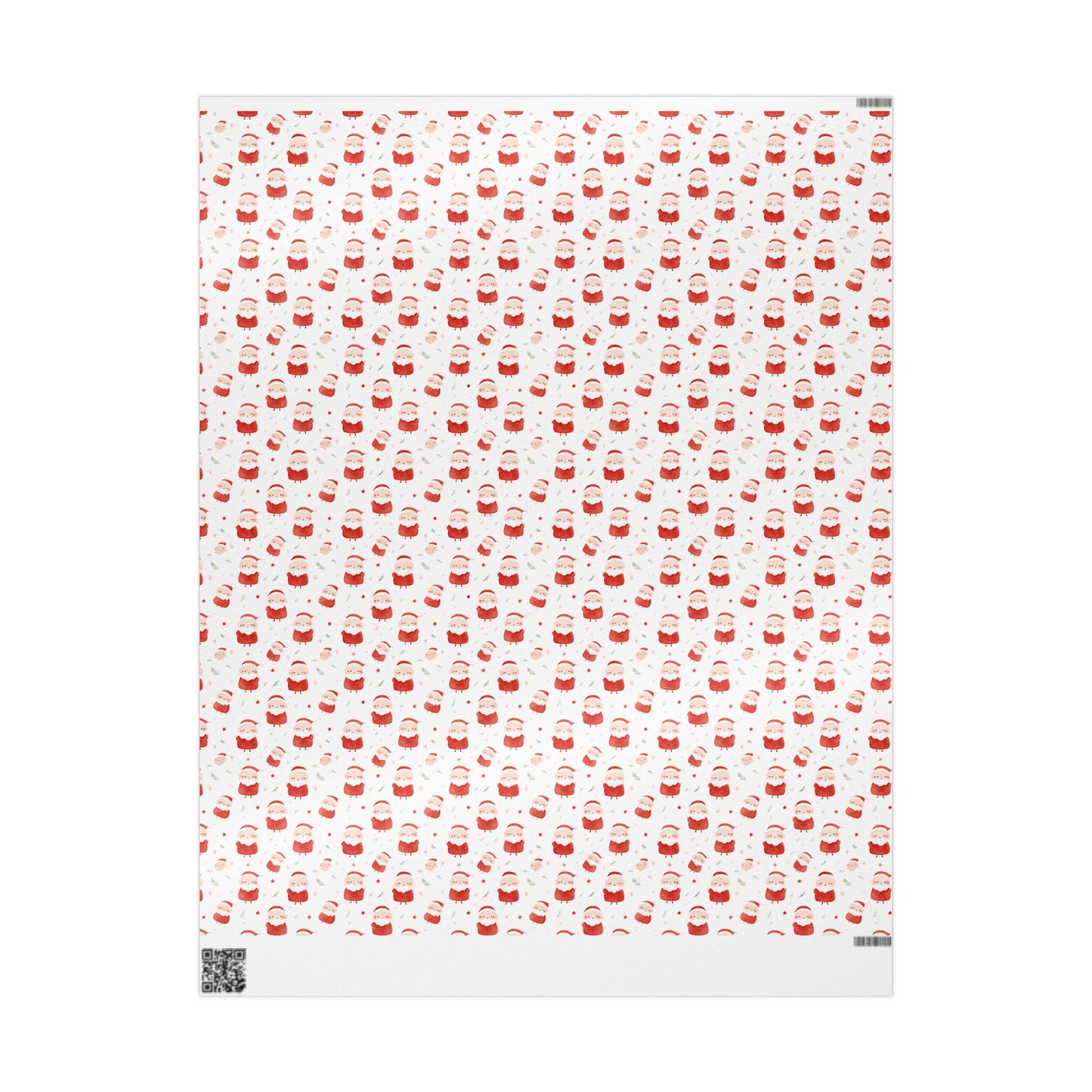 Holly Jolly Santas Wrapping Paper