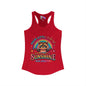 Your Little Ray of Sarcastic Sunshine is Here Women's Ideal Racerback Tank