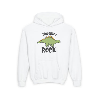 Dinosaurs Rock Youth Heavy Blend Hoodie