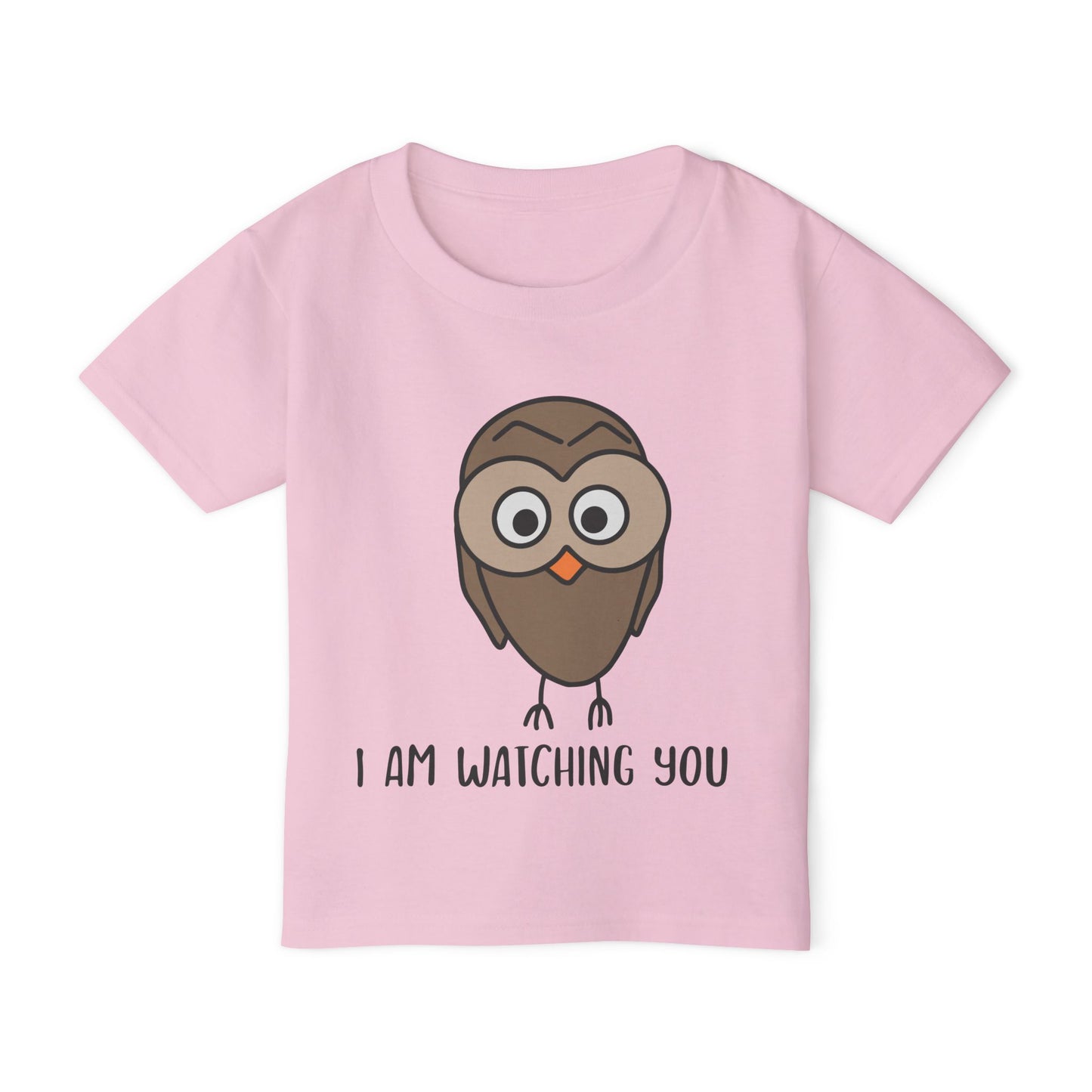 I Am Watching You (Owl) Heavy Cotton™ Toddler T-shirt