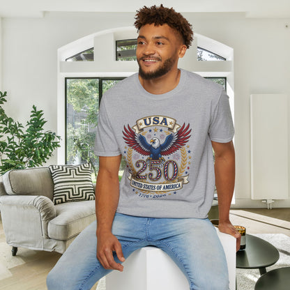 USA 250 Eagle Adult T-shirt