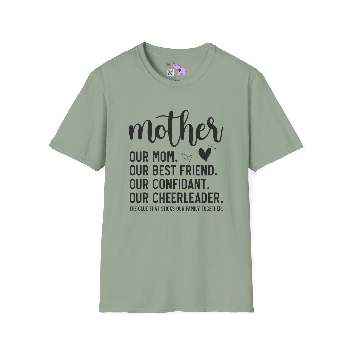 Mother The Glue That Sticks Our Family Together Adult T-shirt