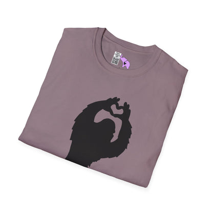 Bigfoot Loves You Adult T-shirt