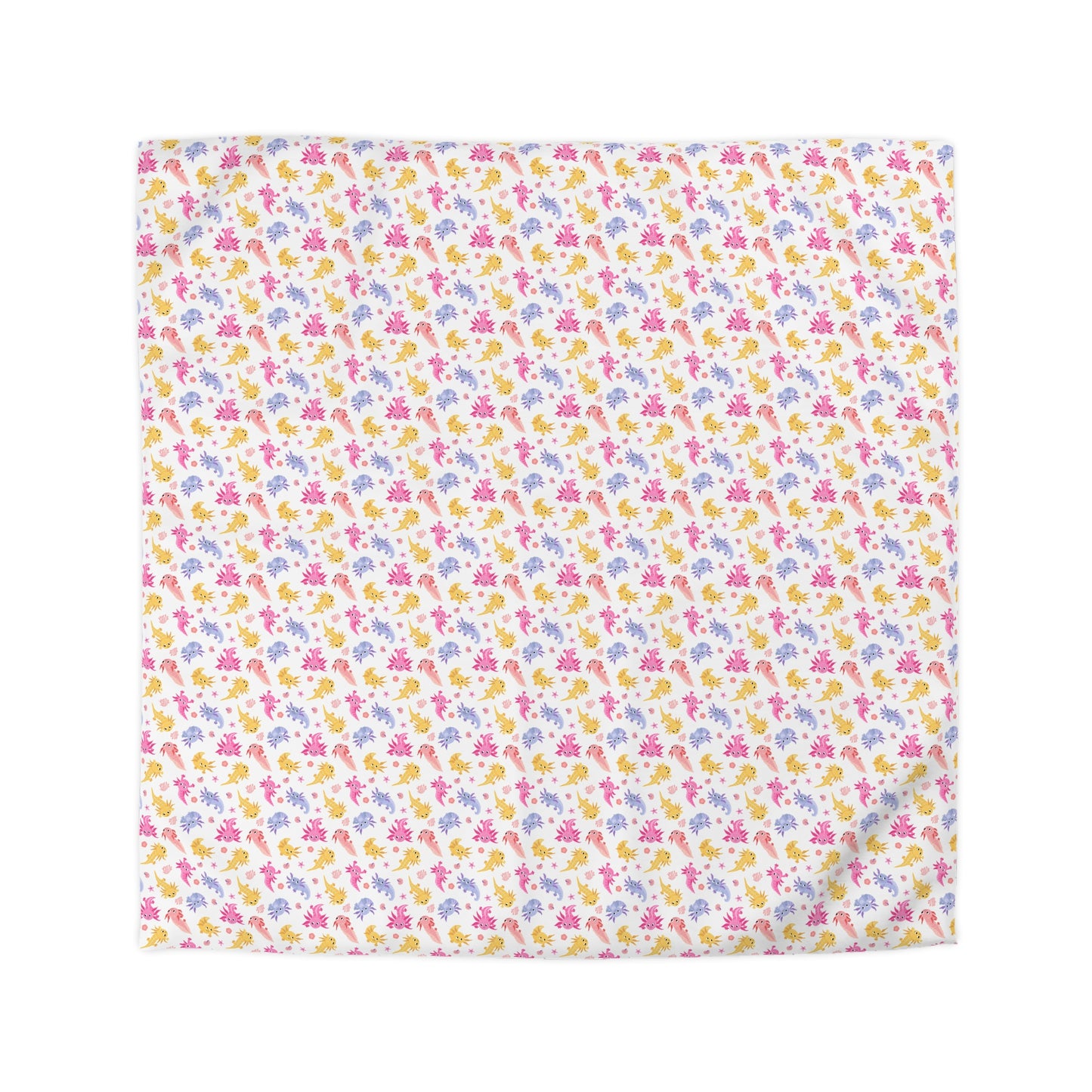 Axolotl Whimsy Microfiber Duvet Cover