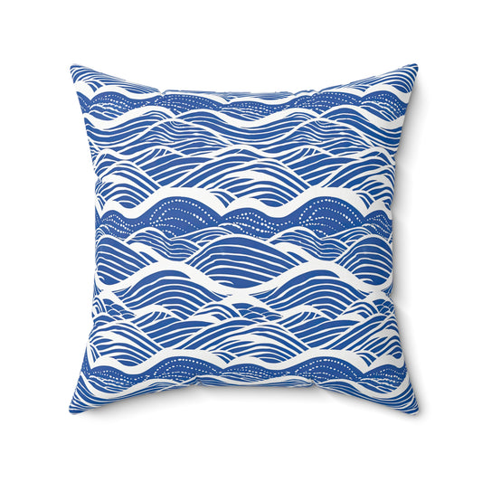 Ethereal Tides Throw Pillow