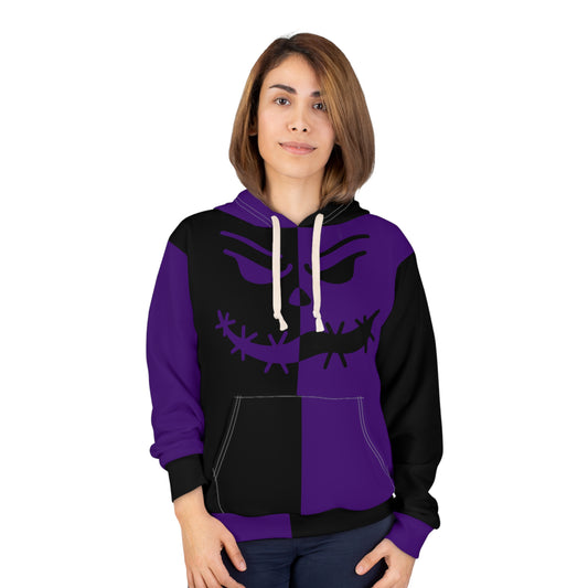 Creepy Stitch Hoodie – Purple & Black