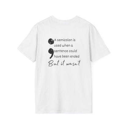 Strength in the Storm SemiColon  T-shirt