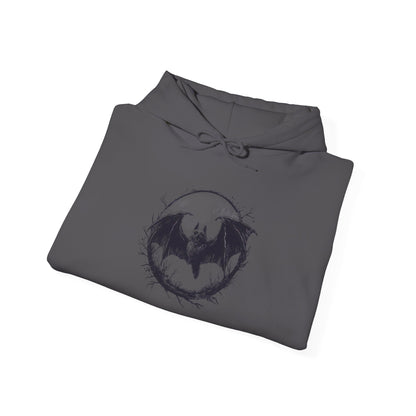 Creepy Bat Heavy Blend™ Hooded Sweatshirt