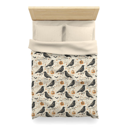 Crow & Gourd Microfiber Duvet Cover