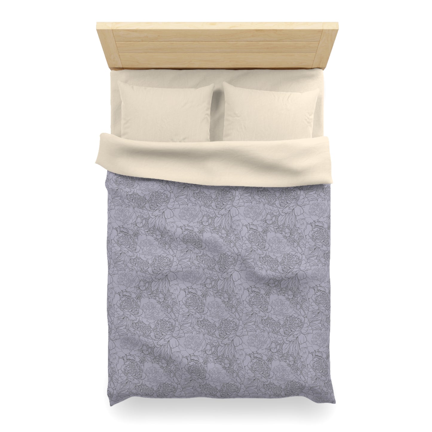 Dusty Bloom Microfiber Duvet Cover