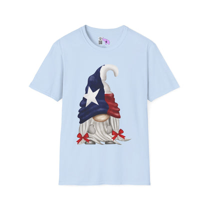 Texas Girl Gnome Adult T-shirt