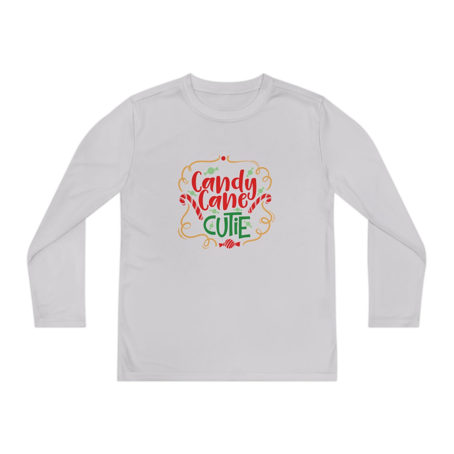 Candy Cane Cutie Youth Long Sleeve Tee
