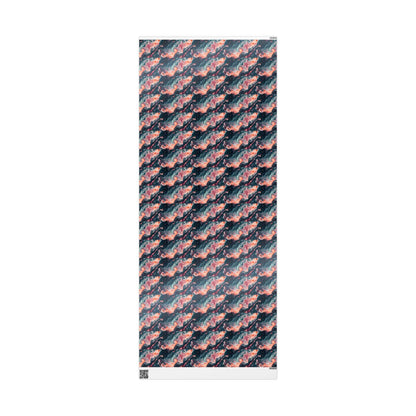 Pink Venom Marble Wrapping Paper