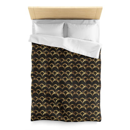 Gilded Elegance Microfiber Duvet Cover